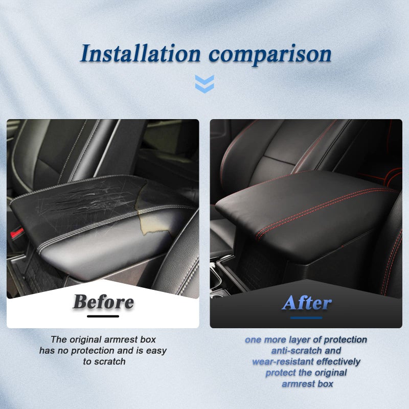 BIBIBO for 2024 2025 Explorer Center Console Cover for 2020-2025 Ford Explorer Arm Rest Cover 2023 2024 2025 Explorer Arm Rest Pad Seat Box Cover 2024 Explorer Arm Rest Cover Explorer 2020-2025 - Image 4